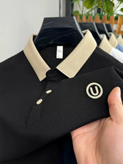 U's Signature Polo T-Shirt – Premium Knit Texture with U Embroidery