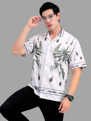 Cuban Collar oversize shirt