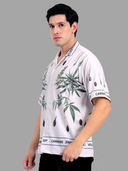 Cuban Collar oversize shirt