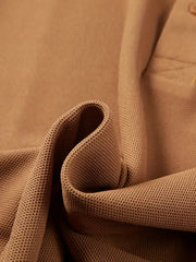 Gentlemen’s Signature Polo T-Shirt – Premium Knit Texture with GS Embroidery