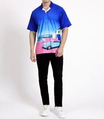 Cuban Collar oversize shirt