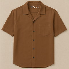 Cuban Collar oversize shirt