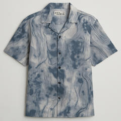 Cuban Collar Oversize Shirt