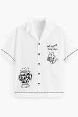 Cuban Collar Oversize Shirt