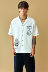 Cuban Collar Oversize Shirt