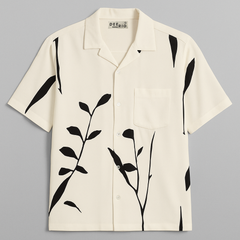 Cuban Collar Oversize Shirt