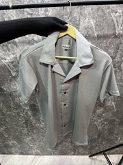 Cuban Collar oversize shirt