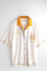 Cuban Collar oversize shirt