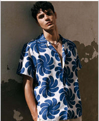 Cuban Collar Oversize Shirt