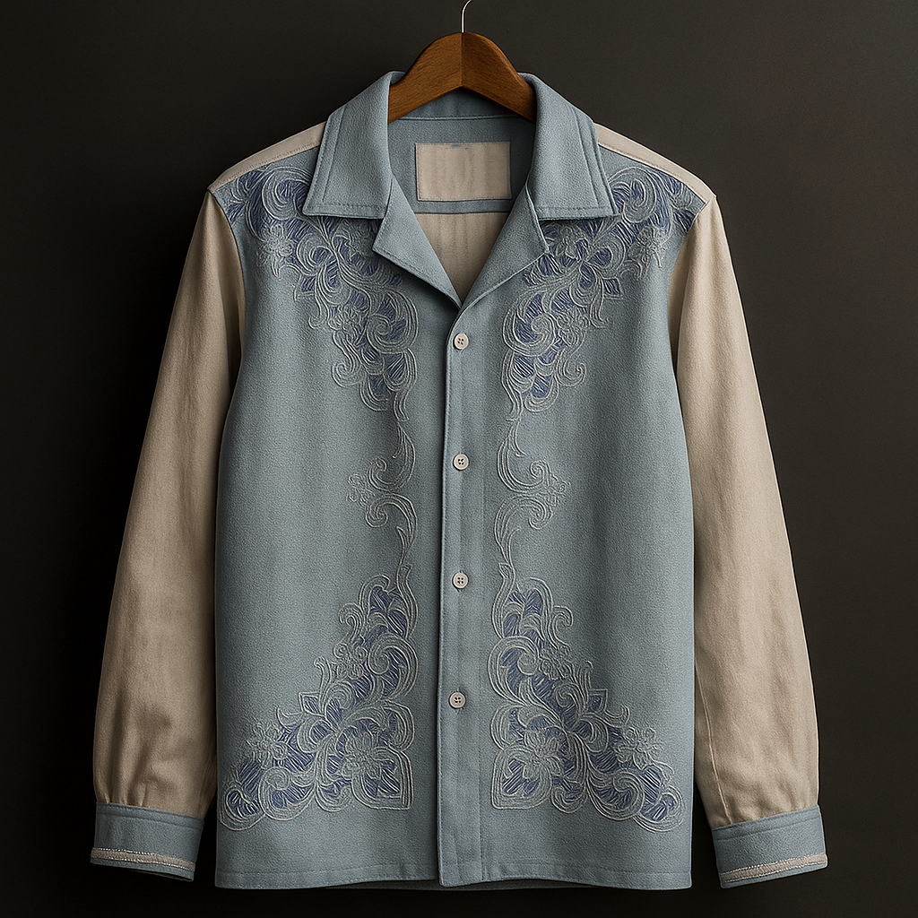 Cuban Collar Oversize Shirt