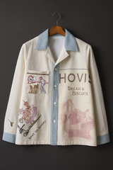 Cuban Collar Oversize Shirt