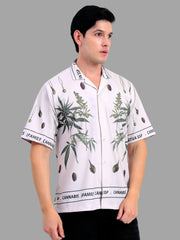 Cuban Collar oversize shirt