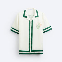 Cuban Collar oversize shirt