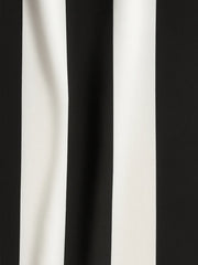 Korean Fit Cords – Bold Striped Shirt Paired with Classic Black Pants