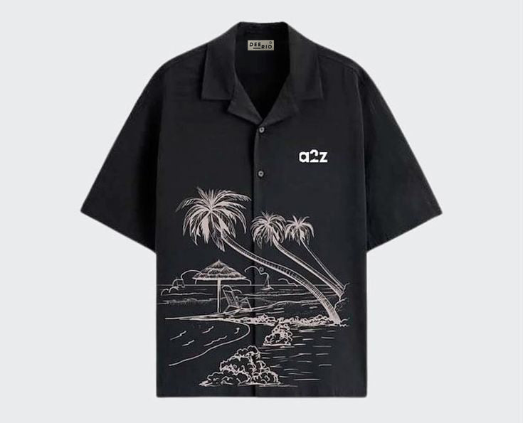 Cuban Collar Oversize Shirt