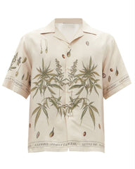 Cuban Collar oversize shirt