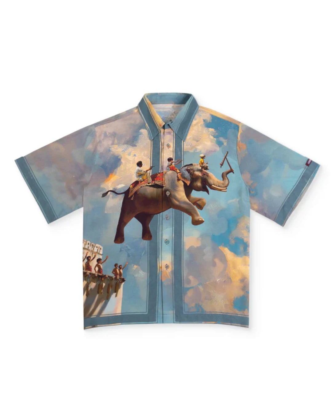 Cuban Collar oversize shirt