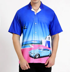 Cuban Collar oversize shirt