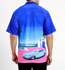 Cuban Collar oversize shirt