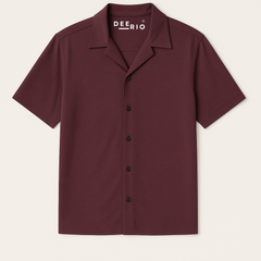 Cuban Collar oversize shirt