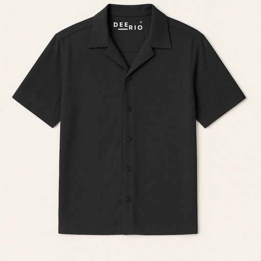 Cuban Collar oversize shirt