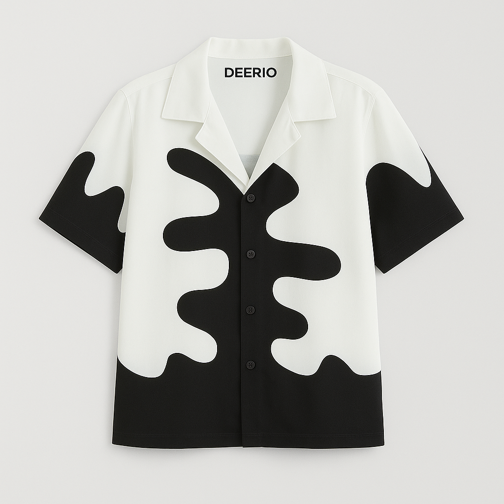 Cuban Collar oversize shirt