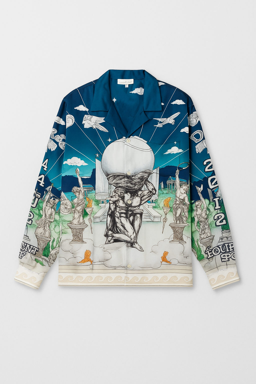 Cuban Collar Oversize Shirt