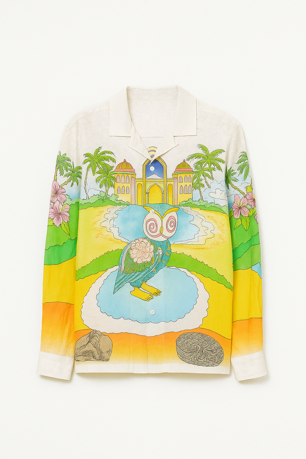 Cuban Collar Oversize Shirt