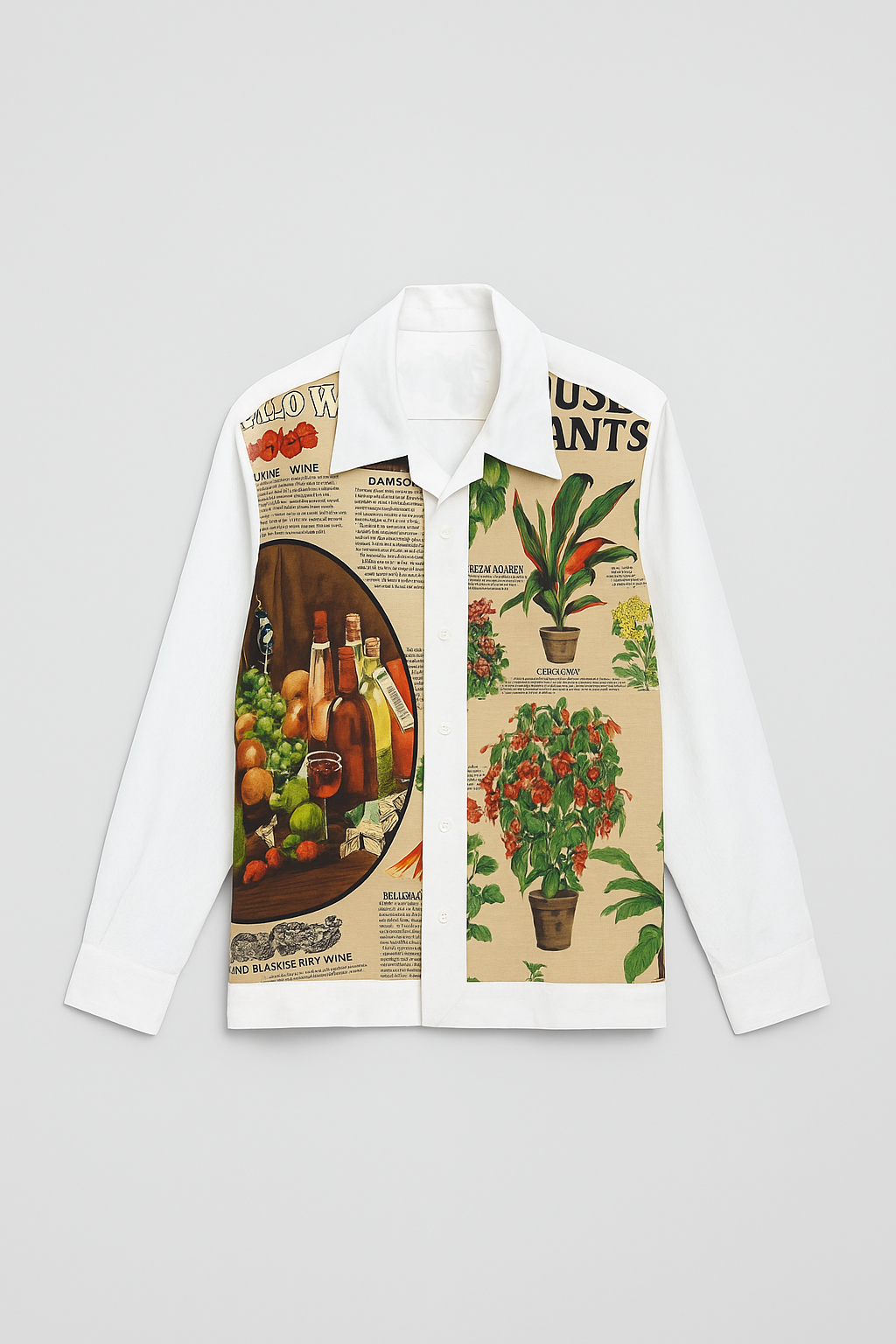 Cuban Collar Oversize Shirt