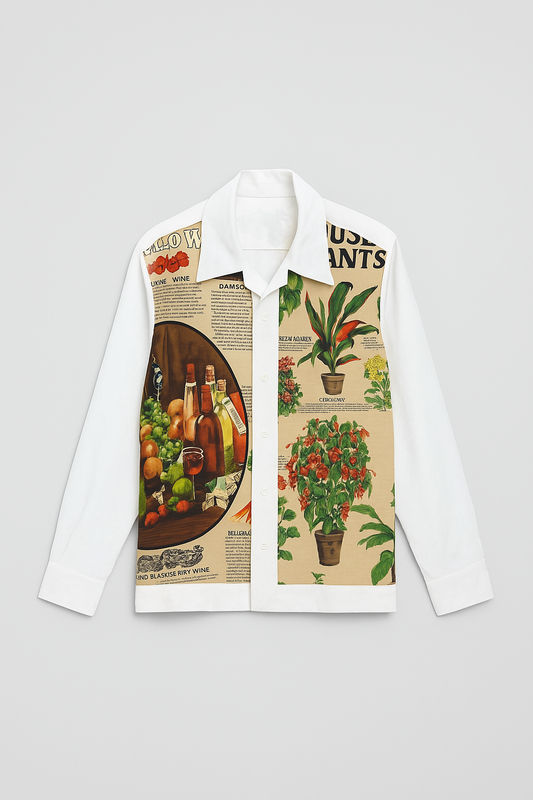 Cuban Collar Oversize Shirt