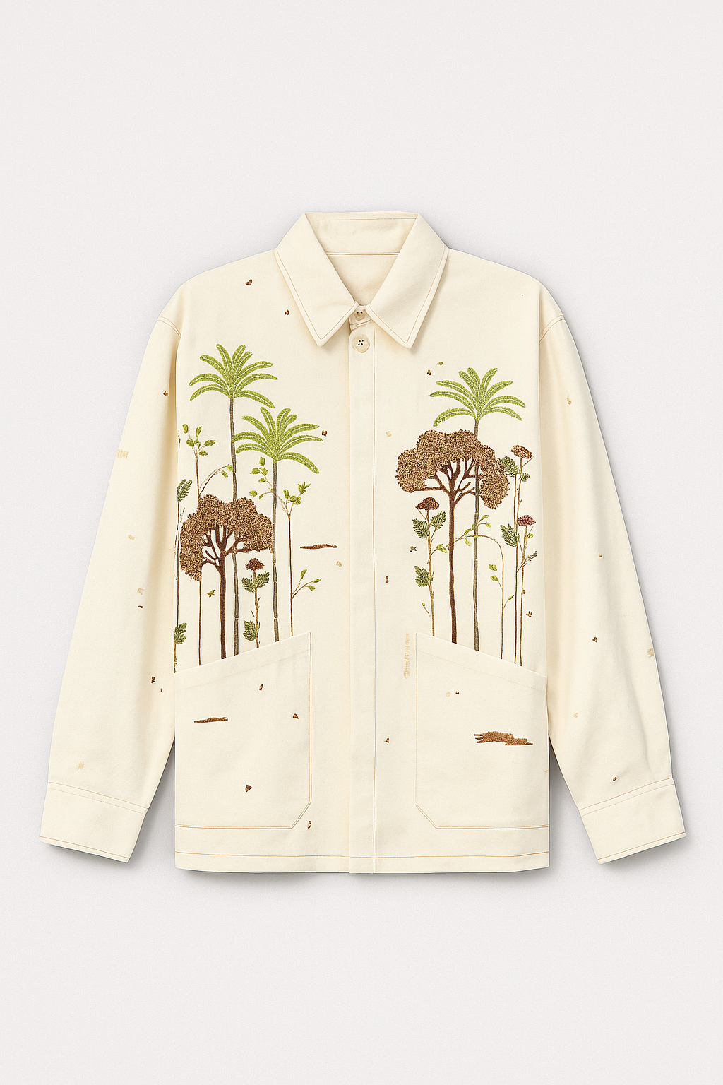 Cuban Collar Oversize Shirt