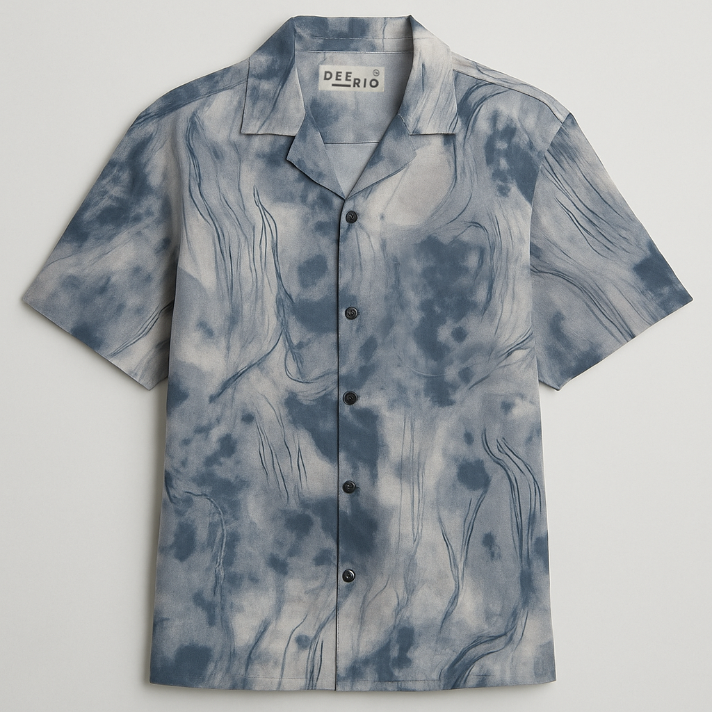 Cuban Collar Oversize Shirt