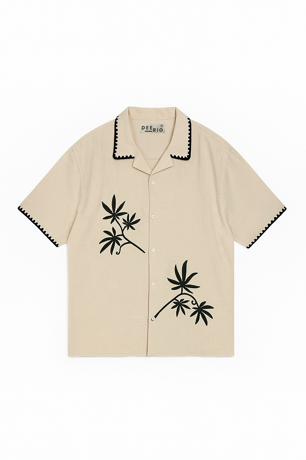 Cuban Collar Oversize Shirt