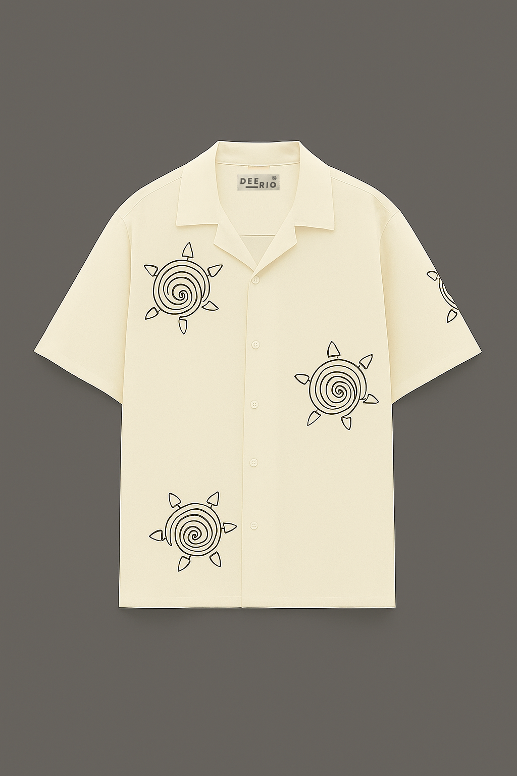 Cuban Collar Oversize Shirt