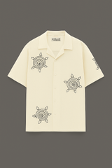 Cuban Collar Oversize Shirt