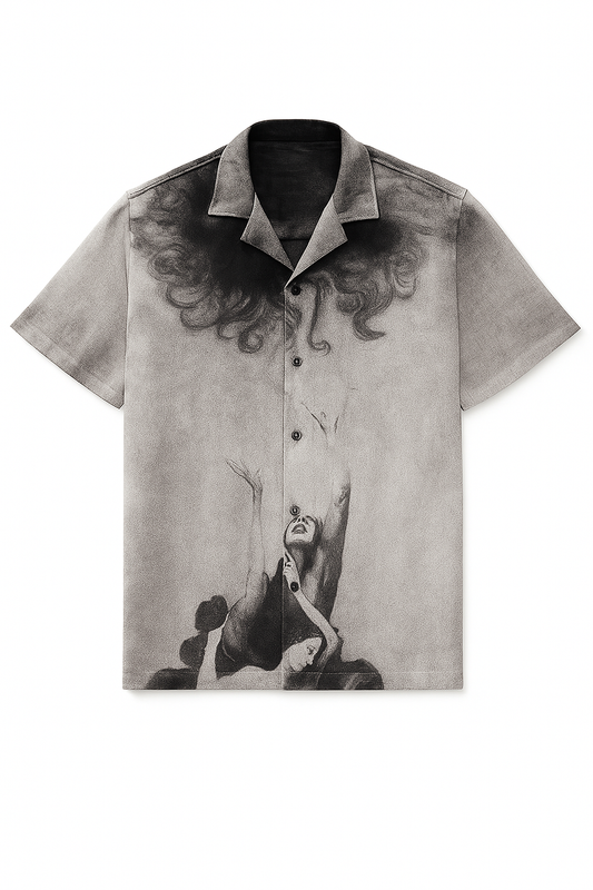 Cuban Collar Oversize Shirt