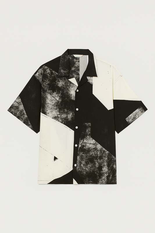 Cuban Collar Oversize Shirt