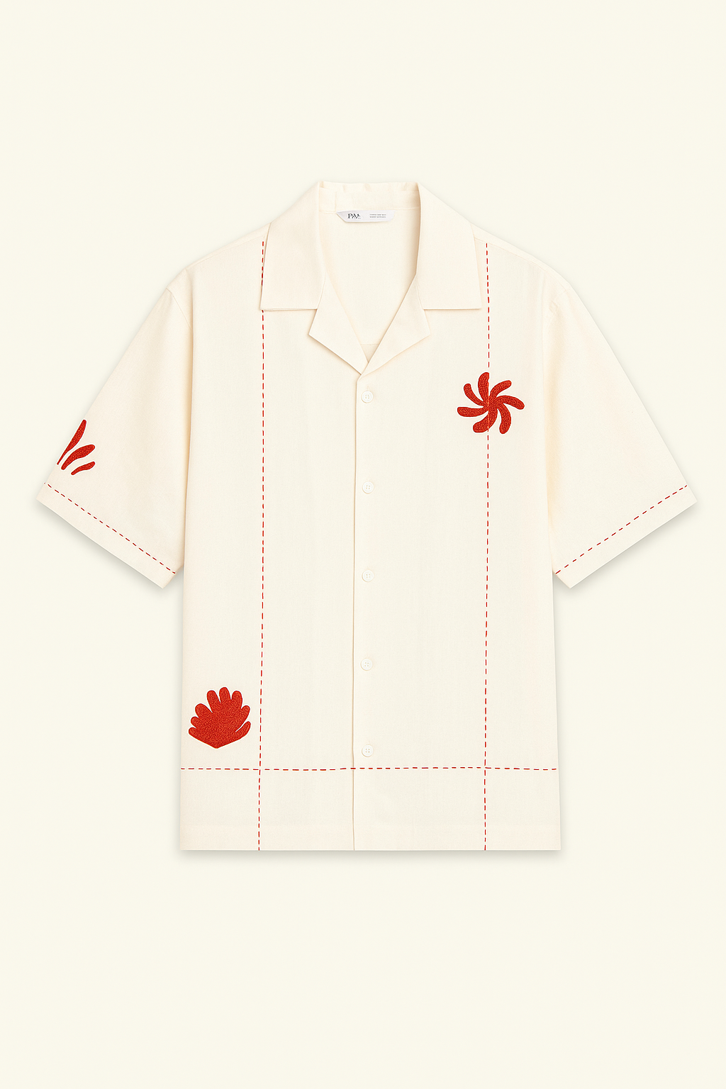 Cuban Collar Oversize Shirt