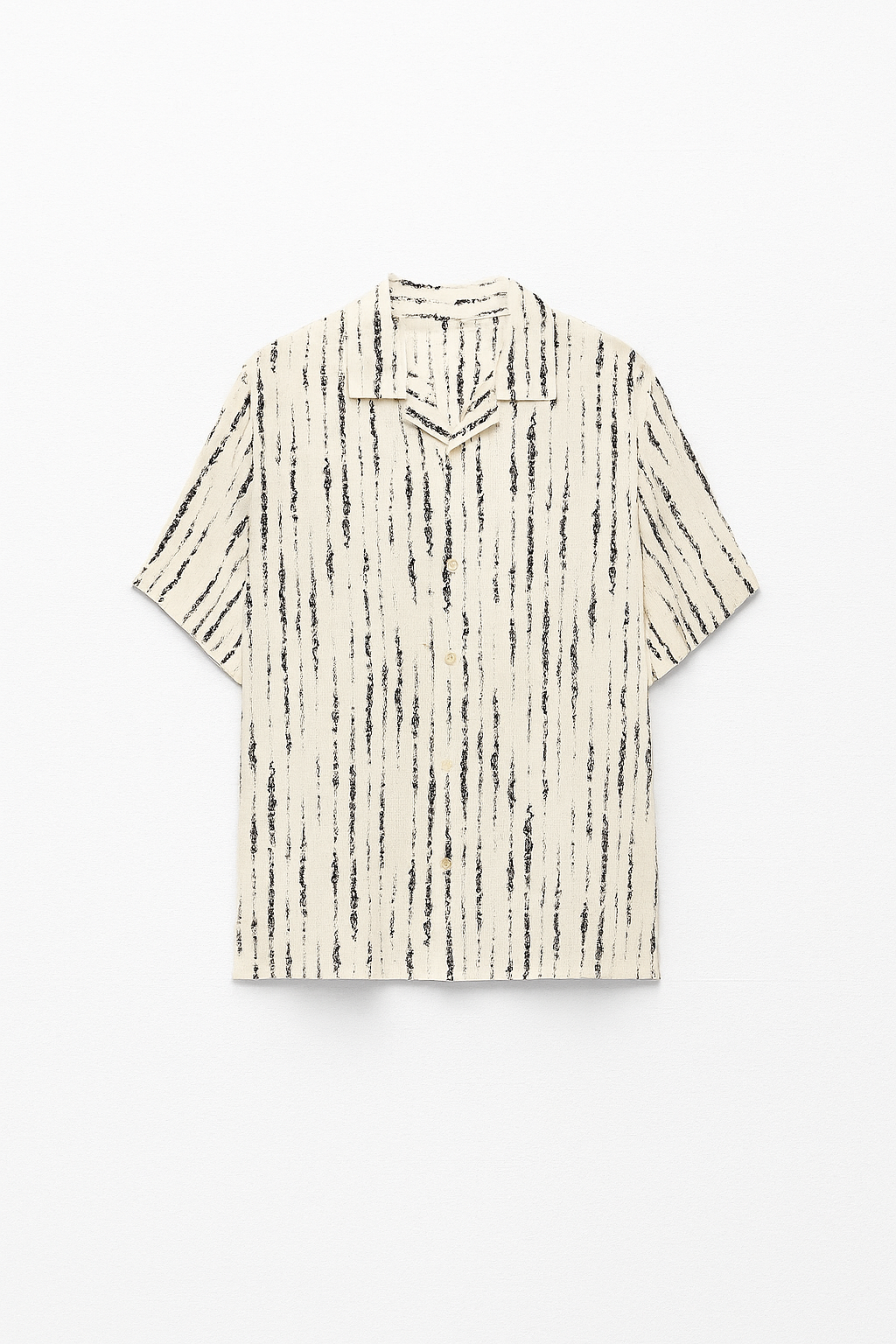 Cuban Collar Oversize Shirt