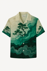 Cuban Collar Oversize Shirt