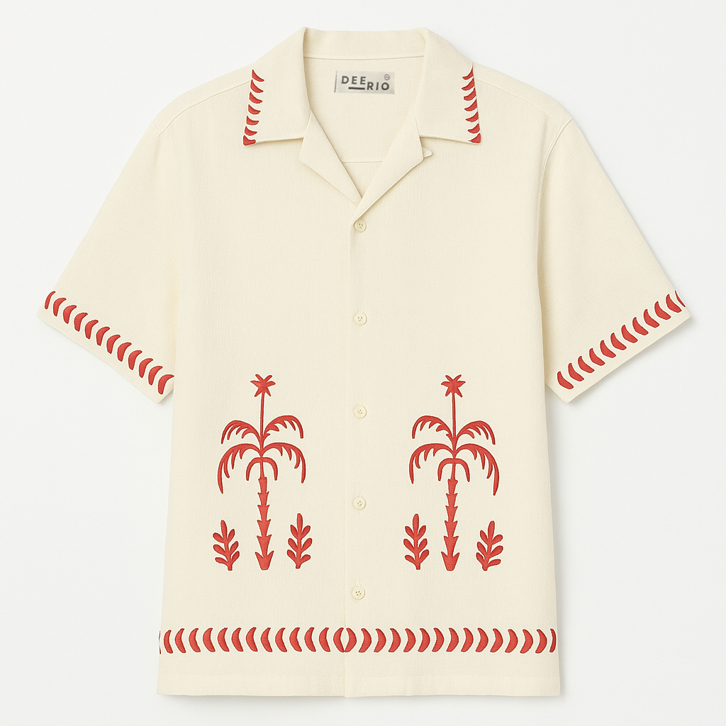 Cuban Collar oversize shirt