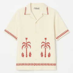 Cuban Collar oversize shirt