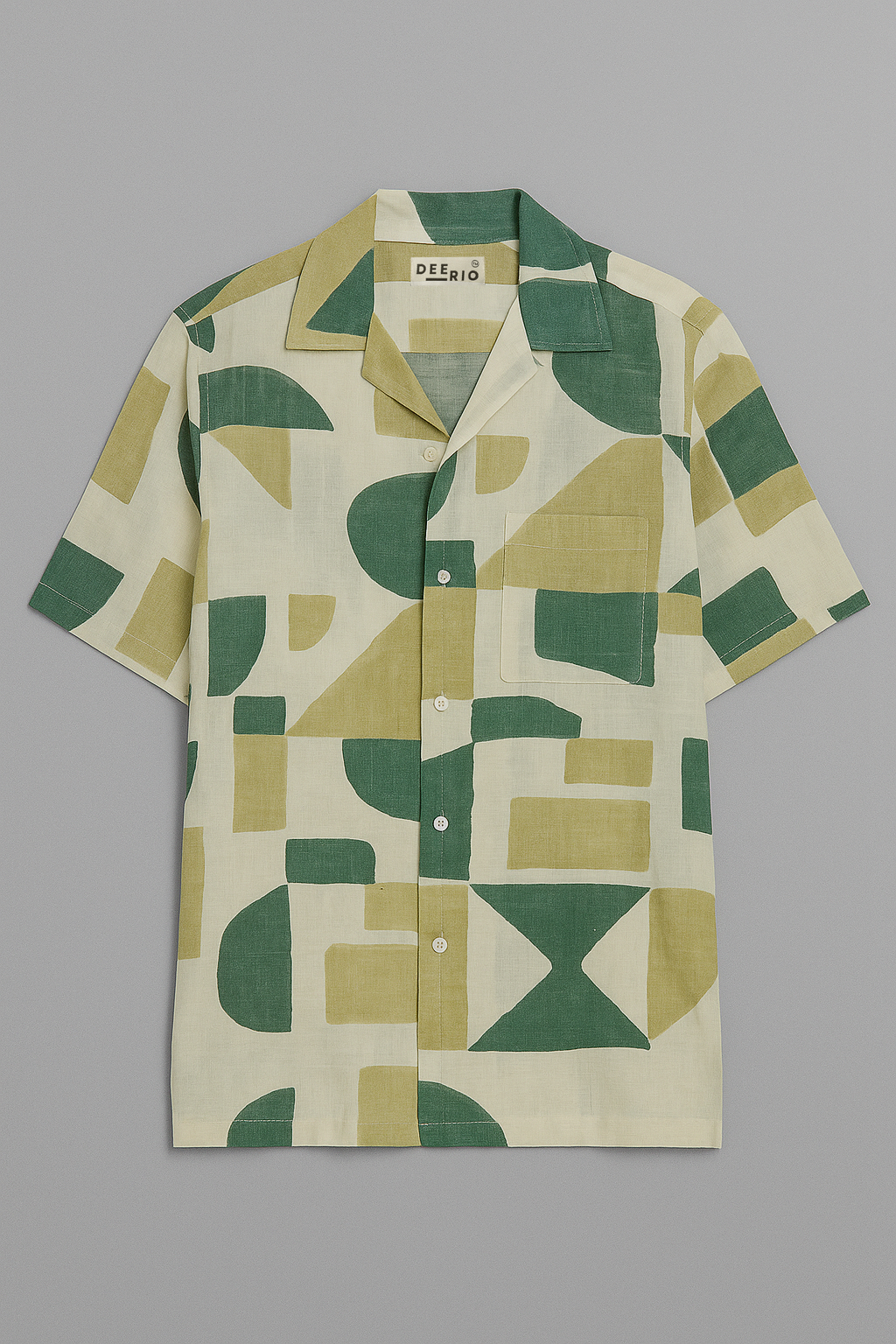 Cuban Collar Oversize Shirt