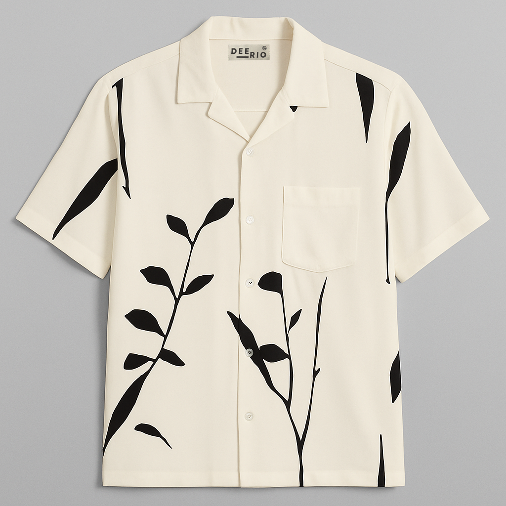 Cuban Collar Oversize Shirt