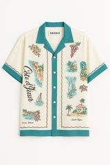 Cuban Collar oversize shirt