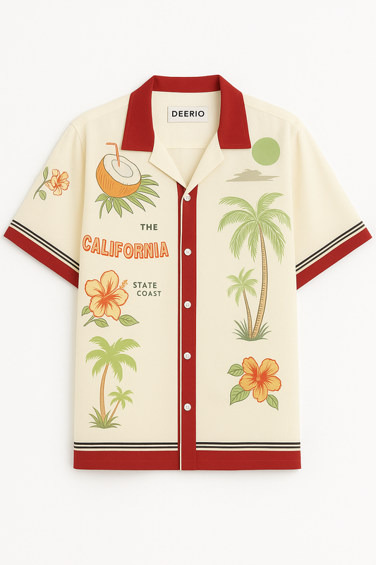 Cuban Collar oversize shirt