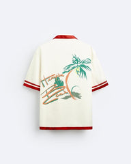 Cuban Collar oversize shirt