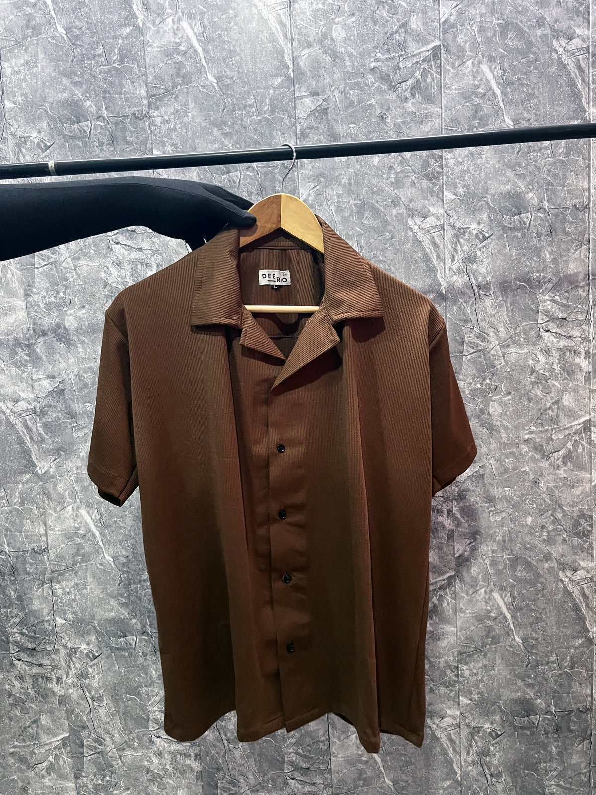 Cuban Collar oversize shirt
