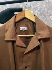 Cuban Collar oversize shirt