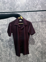 Cuban Collar oversize shirt